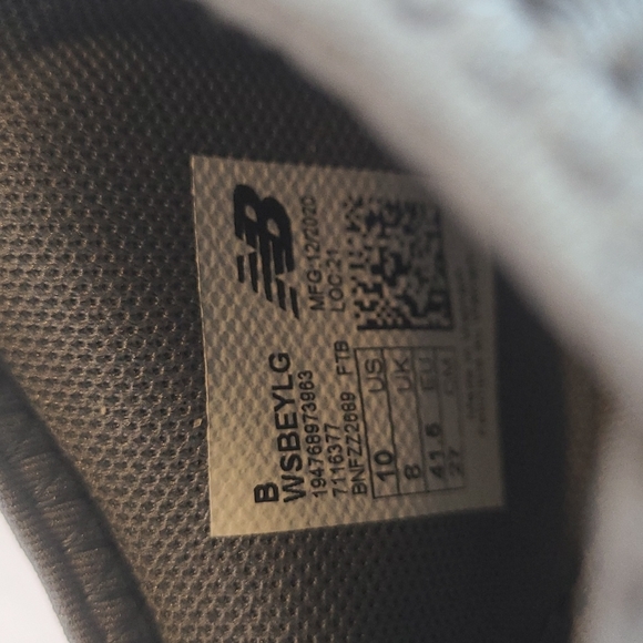 New Balance Womens DynaSoft Beaya Slip Athletic Shoe; Ocean Gray; Size 10 - Picture 11 of 12